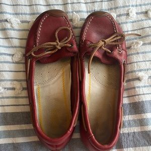 Keen Red Leather Loafers W8